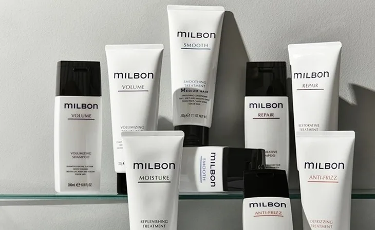 Milbon professional hair treatment products used at GioBBeauty