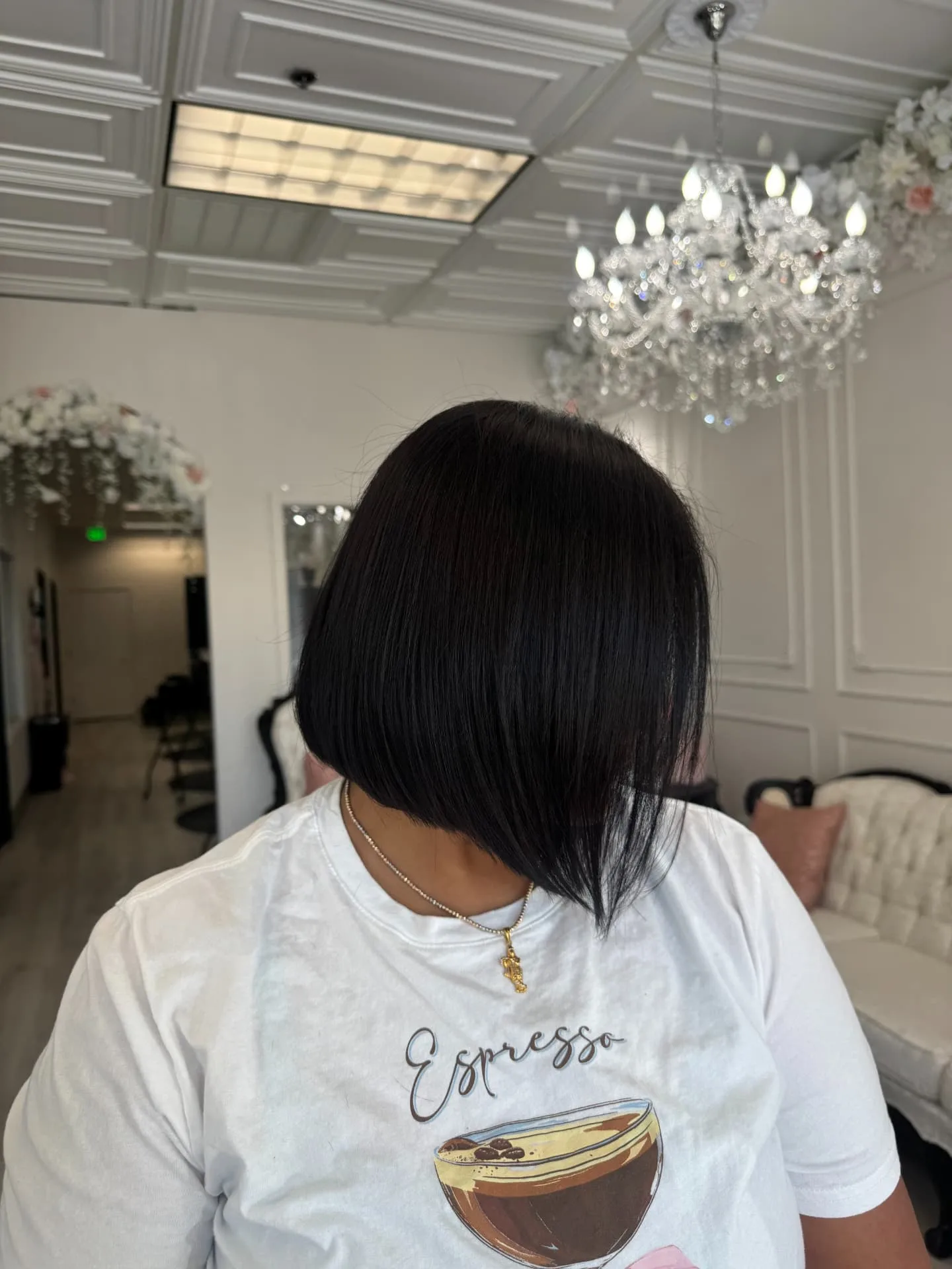 Sleek short bob